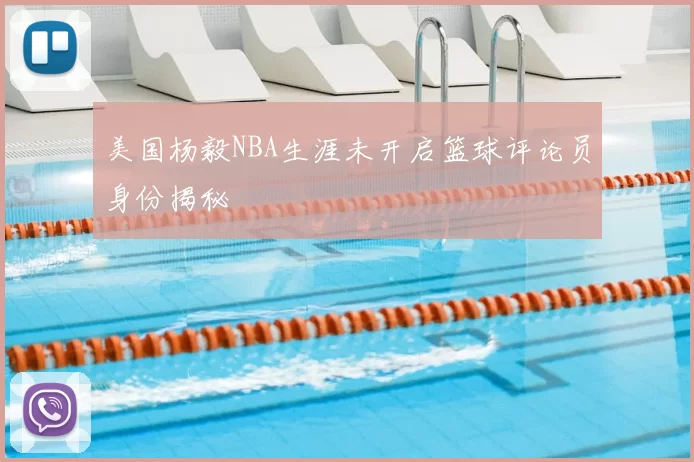 美国杨毅NBA生涯未开启篮球评论员身份揭秘