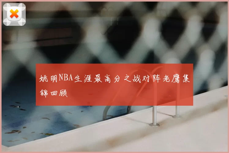 姚明NBA生涯最高分之战对阵老鹰集锦回顾